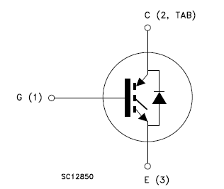 STGF10NC60KD, 600 В, 10 А, IGBT-транзистор с усиленной защитой от короткого замыкания